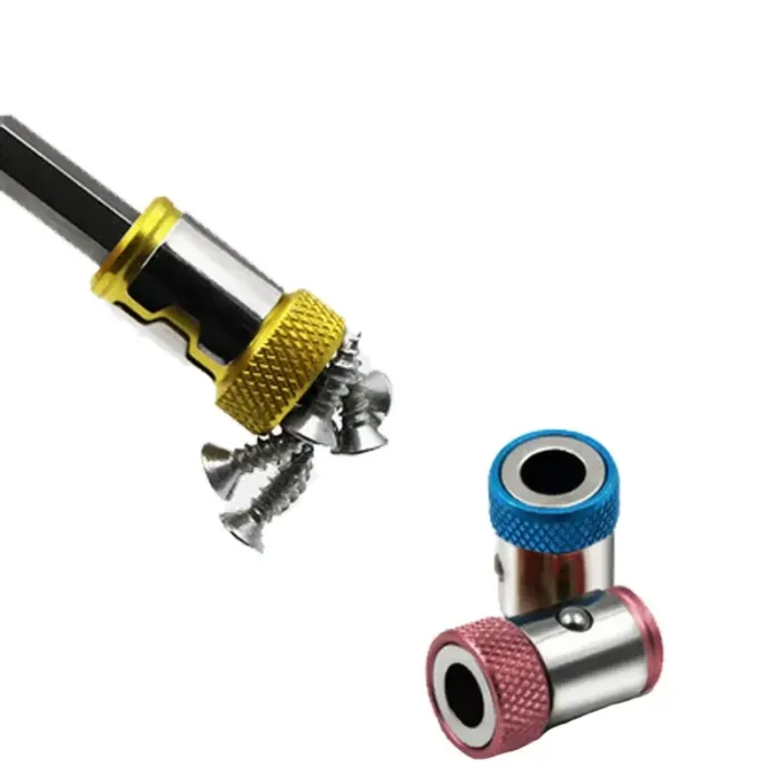 Magnetic Ring 1/4” Metal Screwdriver Bit Magnetic Ring for 6.35mm Screw Drill Tip Magnet Powerful Ring Tools Professional Tool - Image 2