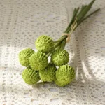 High Quality Handmand Artificial Flowers Vase Decor Home Wedding Party Wreath Scrapbook Golden Ball Crafts Christmas Accessories - Image 7