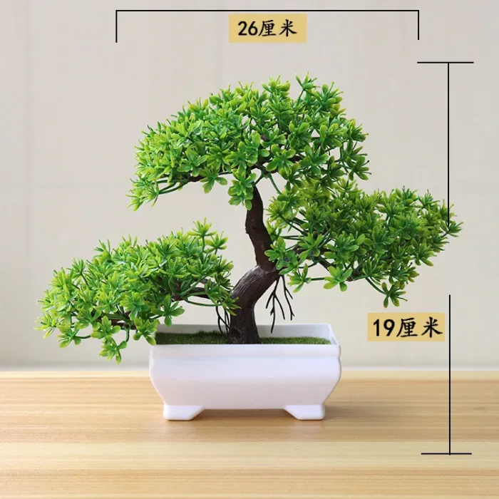 1pc Artificial Plants Bonsai Small Tree Simulation Plants Fake Flowers Table Potted Ornaments Home Decoration Hotel Garden Decor - Image 37