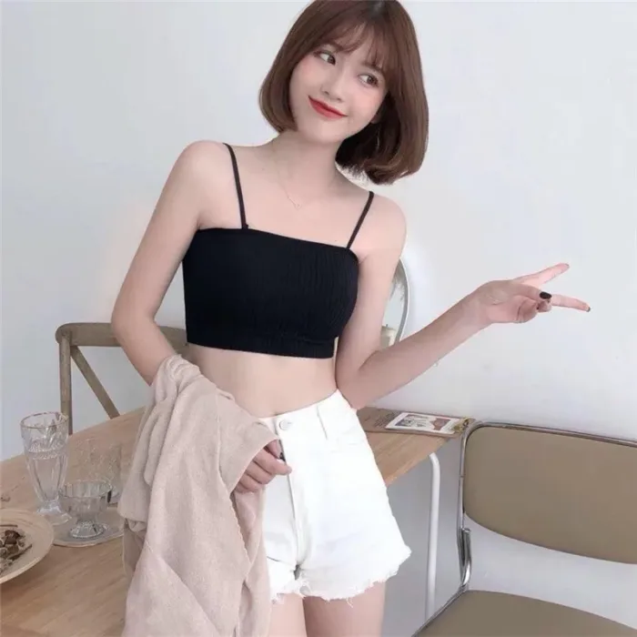 Women Cotton Underwear Tube Top Bra Ladies Thread Bra Comfort Up Women Sports Bra Sexy Top Female Crop Top Sexy Lingerie - Image 1