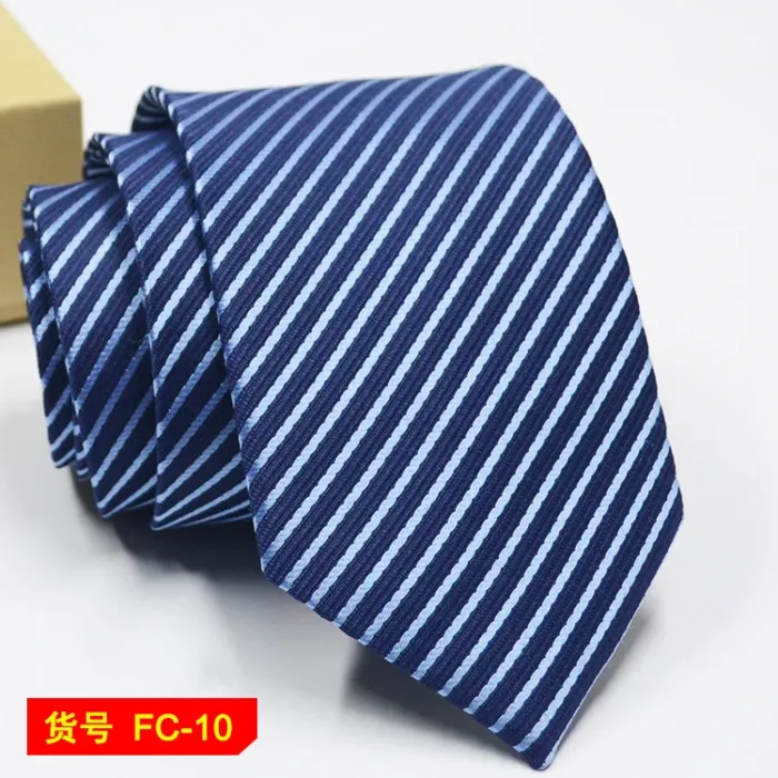 67 Styles Men's Ties Solid Color Stripe Flower Floral 7-8cm Jacquard Necktie Accessories Daily Wear Cravat Wedding Party Gift - Image 44