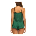 New European and American home pajamas two-piece set, sexy satin comfortable suspenders, pure desire sexy pajamas - Image 4