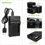 NP45 USB Charger for PRAKTICA Luxmedia WP240 Z212 Z250 20-Z50 16-Z12S 16-Z24S 16-Z51 16-Z52 14-Z80S 14-Z12S 14-WPZ4 12-Z4 Camera - Image 5