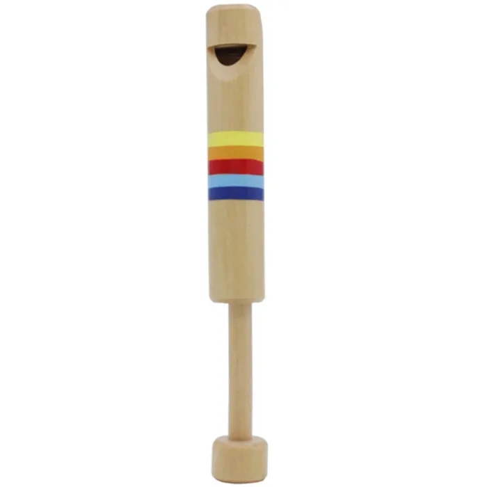 Wooden Flute Instruments Pulling Diacritical Wooden Flute Early Musical Instrument For Adults, Children, Music Lovers - Image 1