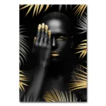 Modern Black Gold African Woman Portrait Wall Art Posters Living Room Home Decor Canvas Painting Mural Prints Pictures Cuadros - Image 11