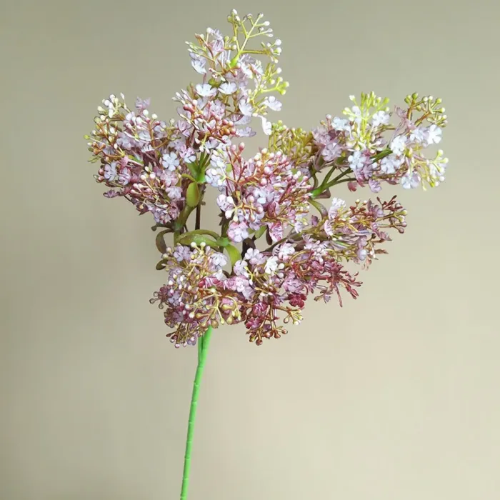 Simulated Lilac Sakura Flower Living Room Dining Table Party Vase Flower Arrangement Decoration Parts Wedding Photography Props - Image 6