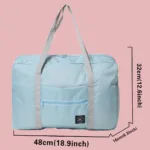 Travel Bag Unisex Large Capacity Bag Luggage WaterProof Travel Accessories Flower Color Clothes Storage Nylon Foldable Handbags - Image 2