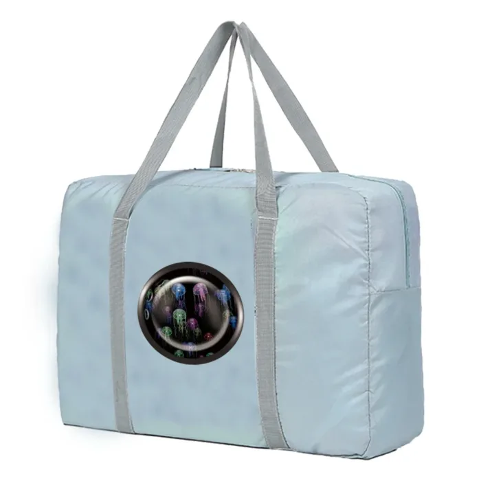 2023 Travel Bags Large Handbag Anime Print Foldable Clothes Organizers Garment Weekend Carry-on Luggage Bag Accessories Traveler - Image 7