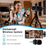 New R8 Wireless Lavalier Microphone Portable Audio Video Recording Mini Mic for iPhone Android Live Broadcast Gaming Phone Mic - Image 4