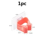 1/2pcs Bathroom Storage Rack Mop Holder Wall Mounted Organizer Broom Hanger Mop Clip Wall Hanging Mop Rack Self Adhesive Hooks - Image 16