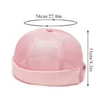 Full Mesh Quick Drying Caps Brimless Skullies Cap Beanie Hat Summer Women Men Caps Solid Color Hip Hop Street Docker Hats Gorras - Image 3