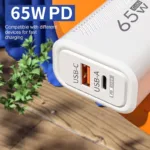 65W GaN USB C Charger Fast Charging Wall Charger For iPhone 15 Pro Max Xiaomi Samsung PD Type C Phone Adapter EU/US Plug - Image 4