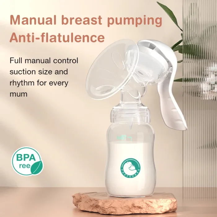 Breast Pump Baby Nipple Manual Suction Milk Pump Feeding Breasts Pumps Milk Bottle Sucking Postpartum Supplies - Image 2