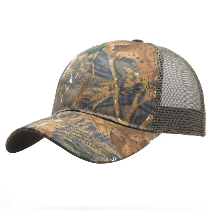 Spring Summer Sun Hat Caps For Men Women Adjustable Baseball Cap Breathable Mesh Trucker Cap Camouflage Baseball Hat бейсболка - Image 14
