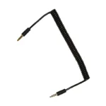 3.5mm Male to Male Jack 4 Pole Extension Aux Audio Coiled Spiral Cable 1.5M - Image 6