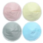 Three-Layer Fiber Ultra-Fine Waterproof Breathable Breast Pad Anti-Overflow Maternity Care Pad Baby Feeding - Image 3