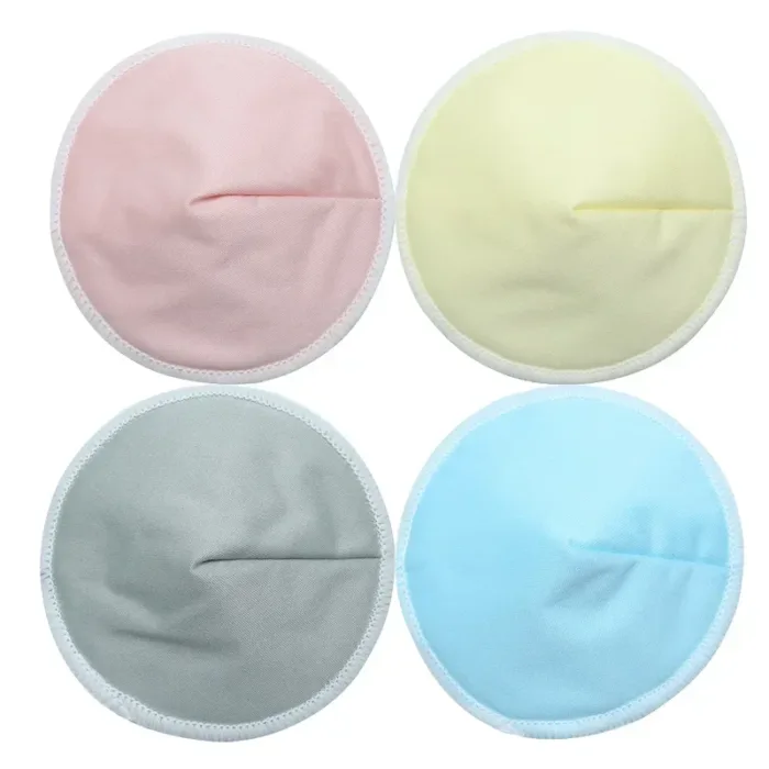 Three-Layer Fiber Ultra-Fine Waterproof Breathable Breast Pad Anti-Overflow Maternity Care Pad Baby Feeding - Image 3