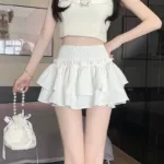 Womens Lace Ruffle Bloomers Shorts Layered Pettipants Victorian Pumpkin Pants Panties Booty Shorts Lolita Dress Safety Shorts - Image 7