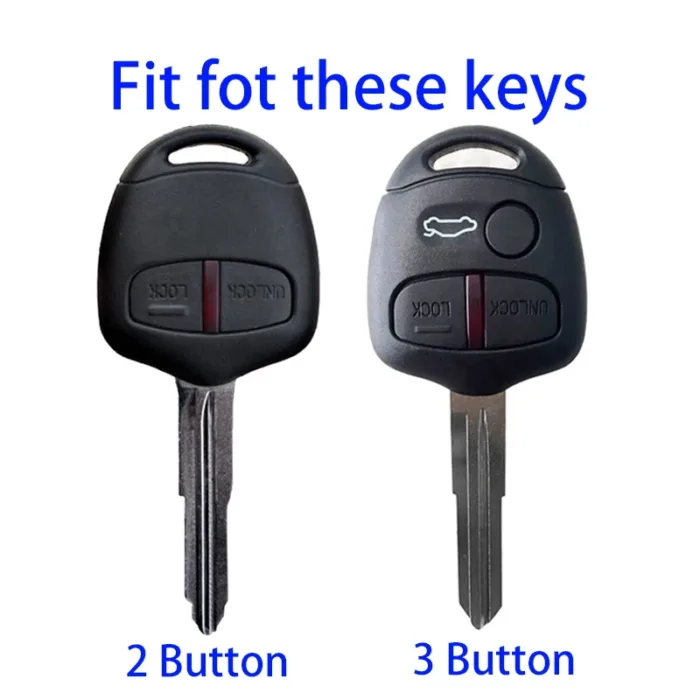 NEW TPU Car Key Case Cover Shell Fob for Mitsubishi Evolution Lancer EX Grandis Outlander Triton Pajero ASX Keychain Protected - Image 2