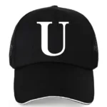 White Letter Mesh Caps Hats Summer Baseball Cap for Men Women Snapback Hats Casual Adjustable Black Hip Hop Caps Dad Casquette - Image 31