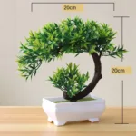 Green Artificial Plants Bonsai Small Tree Pot Plants Simulation Plastic Flowers Potted Ornaments Home Hotel Garden Decoration - Image 11