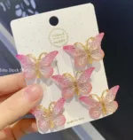 5PCS Sweet Stereoscopic Color Gradient Cute Baby Hairpins Kids Hair Clips Children Headwear Princess Barrette Girls Accessories - Image 9