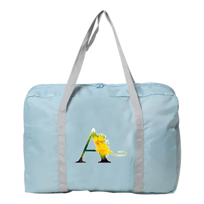 Travel Bag Unisex Large Capacity Bag Luggage WaterProof Travel Accessories Flower Color Clothes Storage Nylon Foldable Handbags - Image 16