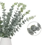 10PCS Hydrangea Artificial Flowers Artificial Leaves Flowers Bouquet Centerpiece Green Leaf Branches for Home Wedding Decoration - Image 5