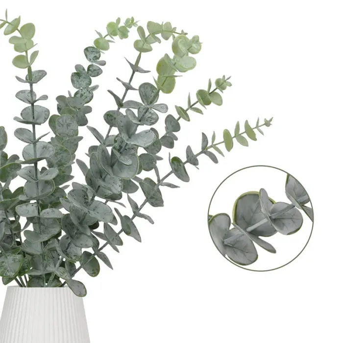 10PCS Hydrangea Artificial Flowers Artificial Leaves Flowers Bouquet Centerpiece Green Leaf Branches for Home Wedding Decoration - Image 5
