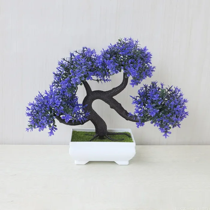 Simulated Potted Dragon Whisker Tree Bonsai Green Plant For Office Desktop Decoration Flowers Potted Home Creative Decoration - Image 9