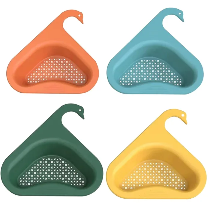 Large Kitchen Sink Drain Basket Organizer Faucet Holder Strainer Food Garbage Colanders Draining Shelf Organization Accessories - Image 4