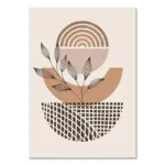 Creative Bohemian Light-colored Block Canvas Prints Nordic Minimalist Line Wall Art Poster for Living Room Bedroom & Home Decor - Image 18