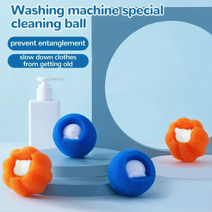 Magic Laundry Ball Kit Reusable Clothes Hair Cleaning Tool Pet Hair Remover Washing Machine Cat Dog Hair Catcher Laundry Ball - Image 3