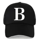 White Letter Mesh Caps Hats Summer Baseball Cap for Men Women Snapback Hats Casual Adjustable Black Hip Hop Caps Dad Casquette - Image 6