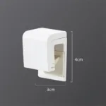 1pc Punch-free Wall-mounted Toothbrush Holder Toothpaste Holder Toothpaste Storage Rack Bath Organizer Bathroom Accessories - Image 8