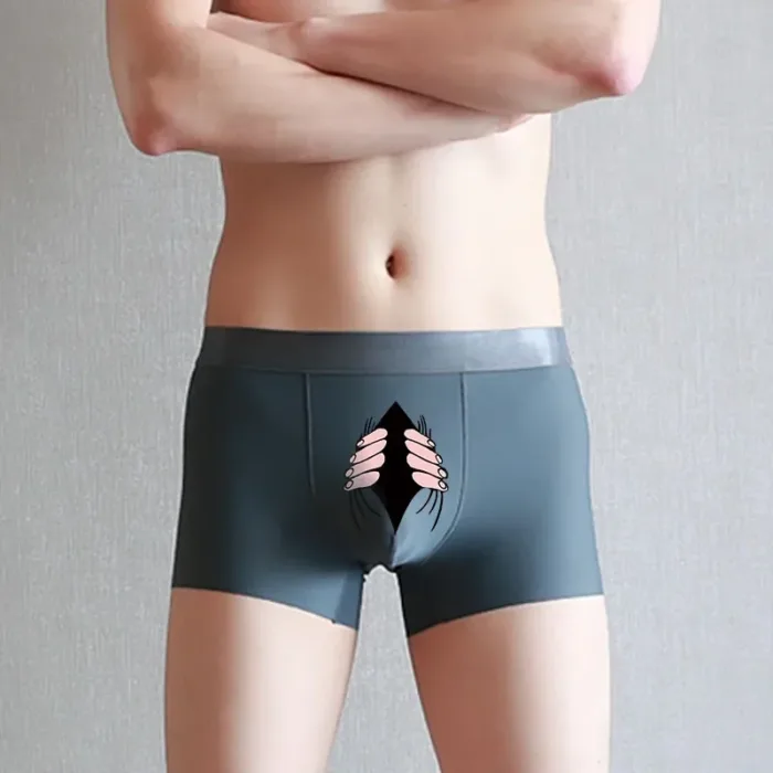 Fashion Creative Funny Men's Boxer Briefs Man Personality Printing Underpant Boxershorts Cartoon Breathable Sexy Panties Gifts - Image 12