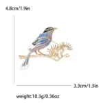 Rhinestone Phoenix Brooches for Women Unisex Enamel Bird Animal Pins Event Party Backpack Decoration Clothes Accessories - Image 24