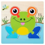 High Quality 3D Wooden Puzzles Educational Cartoon Animals Early Learning Cognition Intelligence Puzzle Game For Children Toys - Image 18