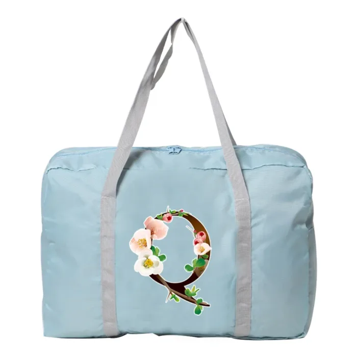 Travel Bag Unisex Large Capacity Bag Luggage WaterProof Travel Accessories Flower Color Clothes Storage Nylon Foldable Handbags - Image 22