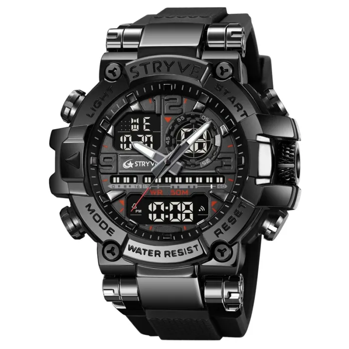 STRYVE Top Brand Men's Digital Watch Waterproof Sport Wristwatch for Men Military Electronic Watches High Quality Male Gifts - Image 17