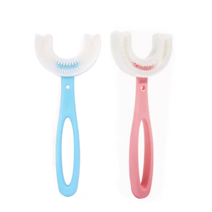 Baby Toothbrush Children 360 Degree U-shaped Child Toothbrush Teethers Baby Brush Silicone Kids Teeth Oral Care Cleaning - Image 14