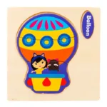 Montessori Wooden 3D Jigsaw Puzzle Cartoon Animals Children Learning Cognition Intelligence Puzzle Game Educational Toy for Kids - Image 18