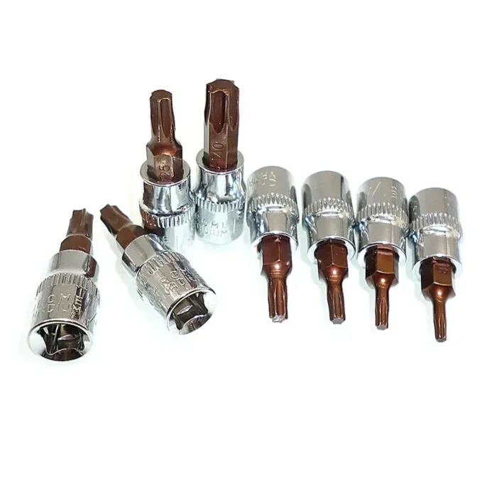 1pc Torx Screwdriver Bit 1/4 Inch Drive Socket Ratchet Socket Wrench Adapter Hand Tools T8 T10 T15 T20 T25 T27 T30 T40 - Image 5