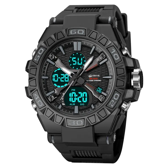 STRYVE Top Brand Men's Digital Watch Waterproof Sport Wristwatch for Men Military Electronic Watches High Quality Male Gifts - Image 4