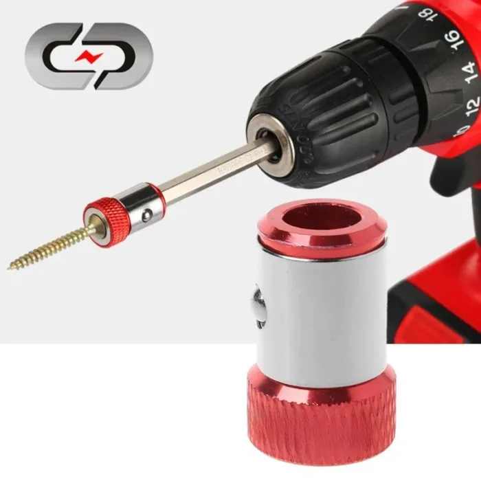 Magnetic Ring 1/4” Metal Screwdriver Bit Magnetic Ring for 6.35mm Screw Drill Tip Magnet Powerful Ring Tools Professional Tool - Image 1