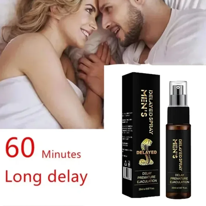 Penis Growth Male products Male strong Sex Delay Spray For Men External Use Anti Premature Ejaculation Lasting Prolong 60 Minute - Image 1