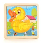 Baby Wooden Montessori Puzzle Child Game Wooden Puzzle 3D Cartoon Animal Puzzle Babies Toys Puzzles For Kids 1 2 3 Year Old - Image 21