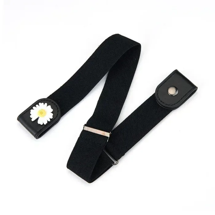 Jeans Elastic Belt Men Denim Belt No Marks Versatile Invisible Elastic Women No Punching Decoration Waistband Inset Style Belts - Image 16