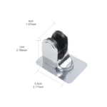 ABS Ultra Thin High Pressure Shower Head Water Save Pressurized 300 Hole Showers Rainfall Spray for Toilet Bathroom Accessories - Image 7