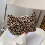 Women Shoulder Bag Fashion Animal Pattern Print Bag Casual Nylon Butterfly Leopard Zebra Cow Print Women Handbag Underarm Bags - Image 11